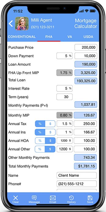 Realtor App; Loan Officer App